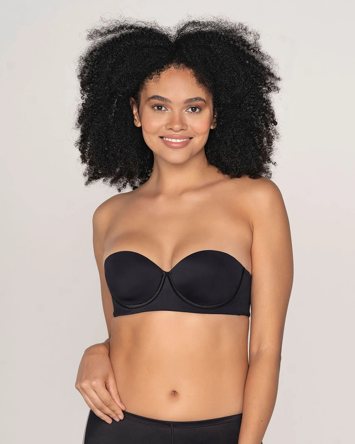 Slimming Strapless Underwire Bra 1 Slimming Strapless Underwire Bra