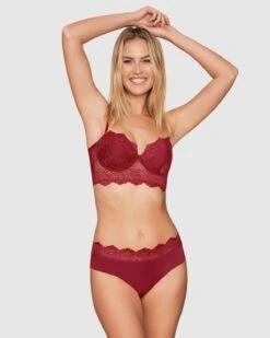 Supportive Underwire Lace Bustier Bra -Fitted Clothes Shop 011965 A40 1200X1500 PR 4