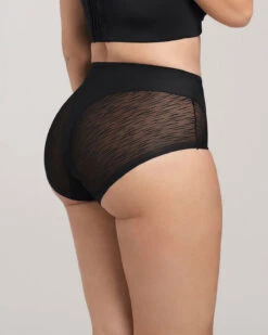High-Waisted Sheer Lace Shaperknicker -Fitted Clothes Shop 012984L 700 1200x1500 2022 2