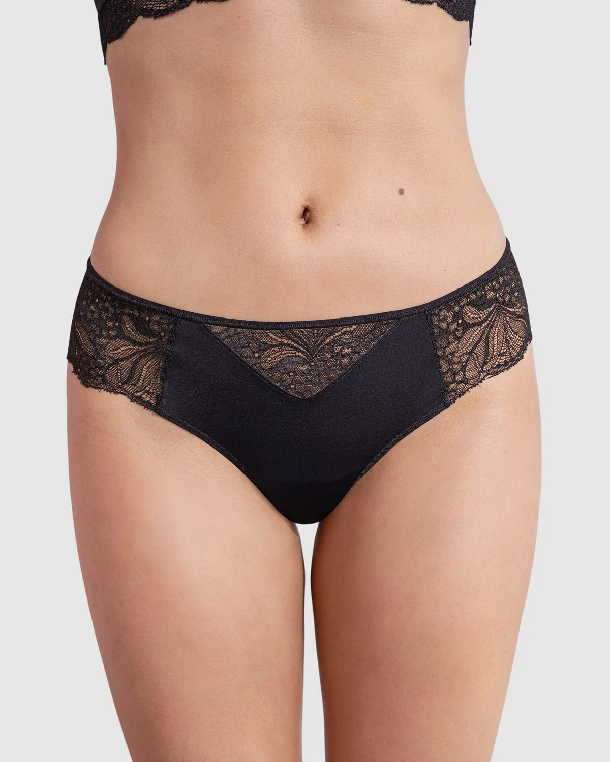 Lace Cheeky Thong Knicker 2 Lace Cheeky Thong Knicker - Image 2