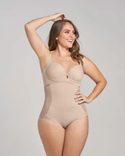 High-Waisted Tulle-Lined Shapewear Knicker Mild Tummy Control -Fitted Clothes Shop 012988 802 1200X1500 2021 1