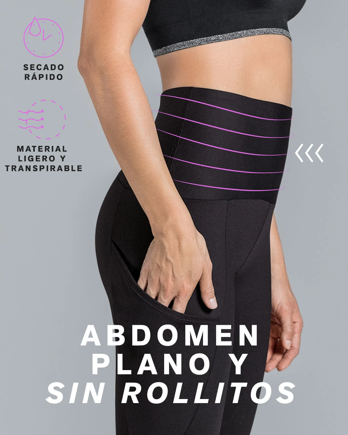 High-Waisted Side Pocket Shaper Legging 5 High-Waisted Side Pocket Shaper Legging - Image 5