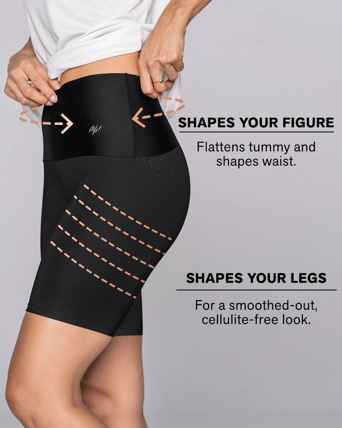 High-Waisted Knee-Length Shaper Bike Short ActiveLife 11 High-Waisted Knee-Length Shaper Bike Short ActiveLife - Image 11