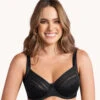Lace Stripe Natural Support Classic Bra