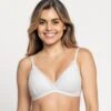 Feather Fresh High-tech Wireless Tulle Overlay V-neck Bralette