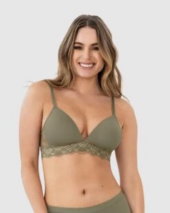 Comfy Deep V-neck Lace Accent Bralette 32 Comfy Deep V-neck Lace Accent Bralette -Fitted Clothes Shop 091032 606 1200X1500 1