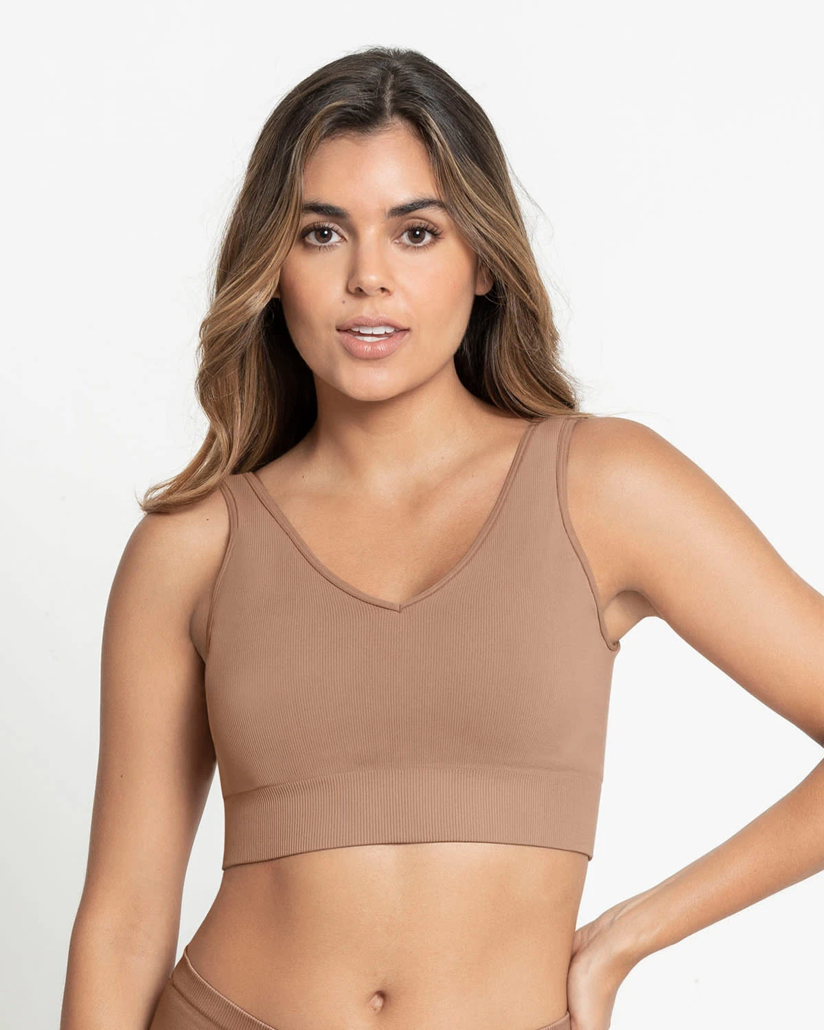 V-Neck Seamless Pullover Bra 6 V-Neck Seamless Pullover Bra - Image 6