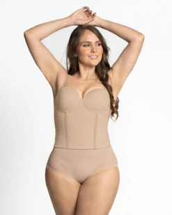 Longline Strapless Bustier Bra -Fitted Clothes Shop 091070 802 1200X1500 tg 4