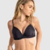 Demi Cup Wireless Bra With Lace Details