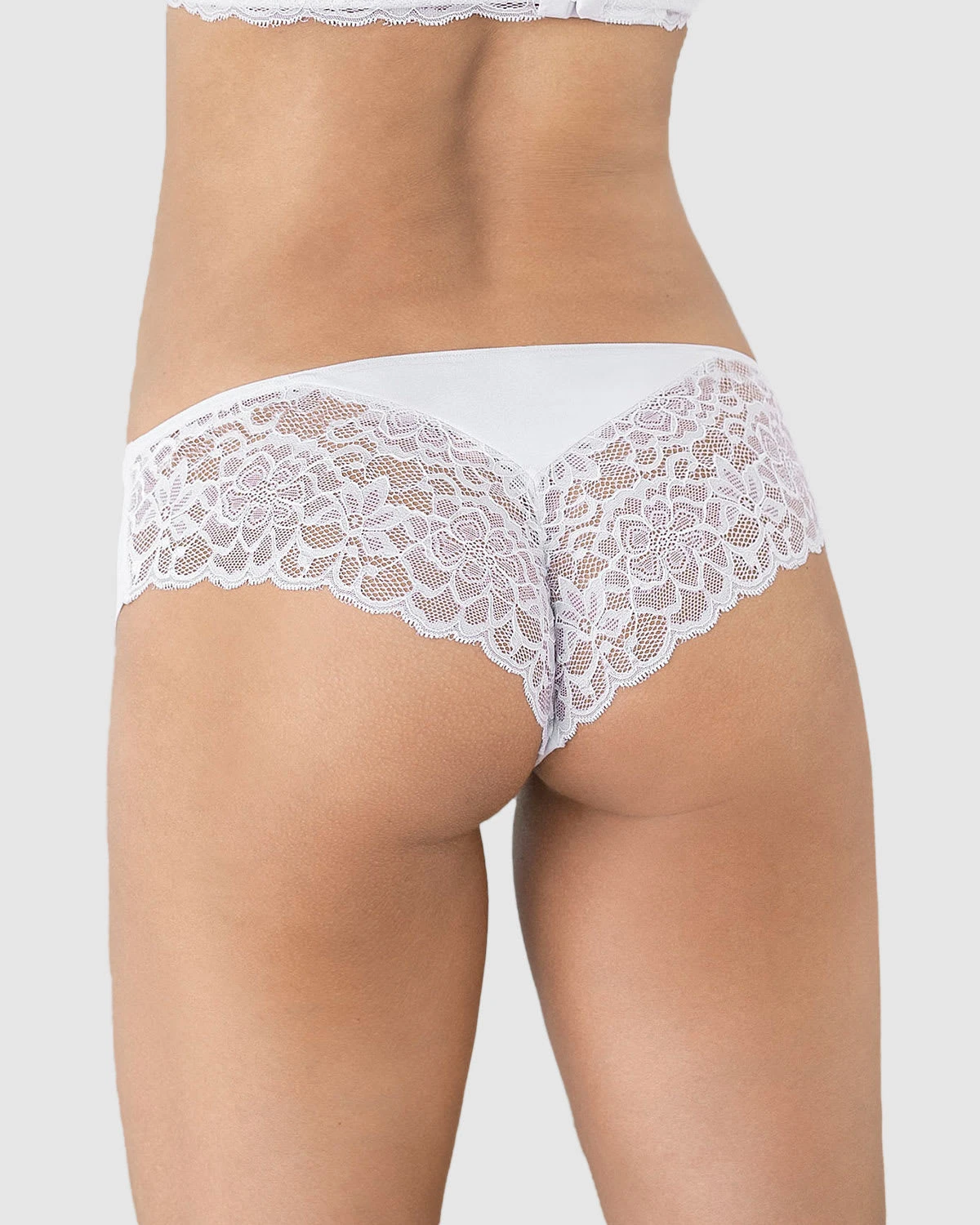 A Brazilian Culotte In Smooth And Lace Fabric 9 A Brazilian Culotte In Smooth And Lace Fabric - Image 9