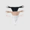 3-Pack Invisible G-String Thong Knickers