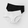 2-Pack No Ride-Up Seamless Hiphugger Knickers