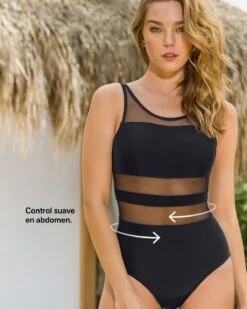 One-Piece Slimming Swimsuit With Cups -Fitted Clothes Shop 190674B 700 1200x1500 lang es 5