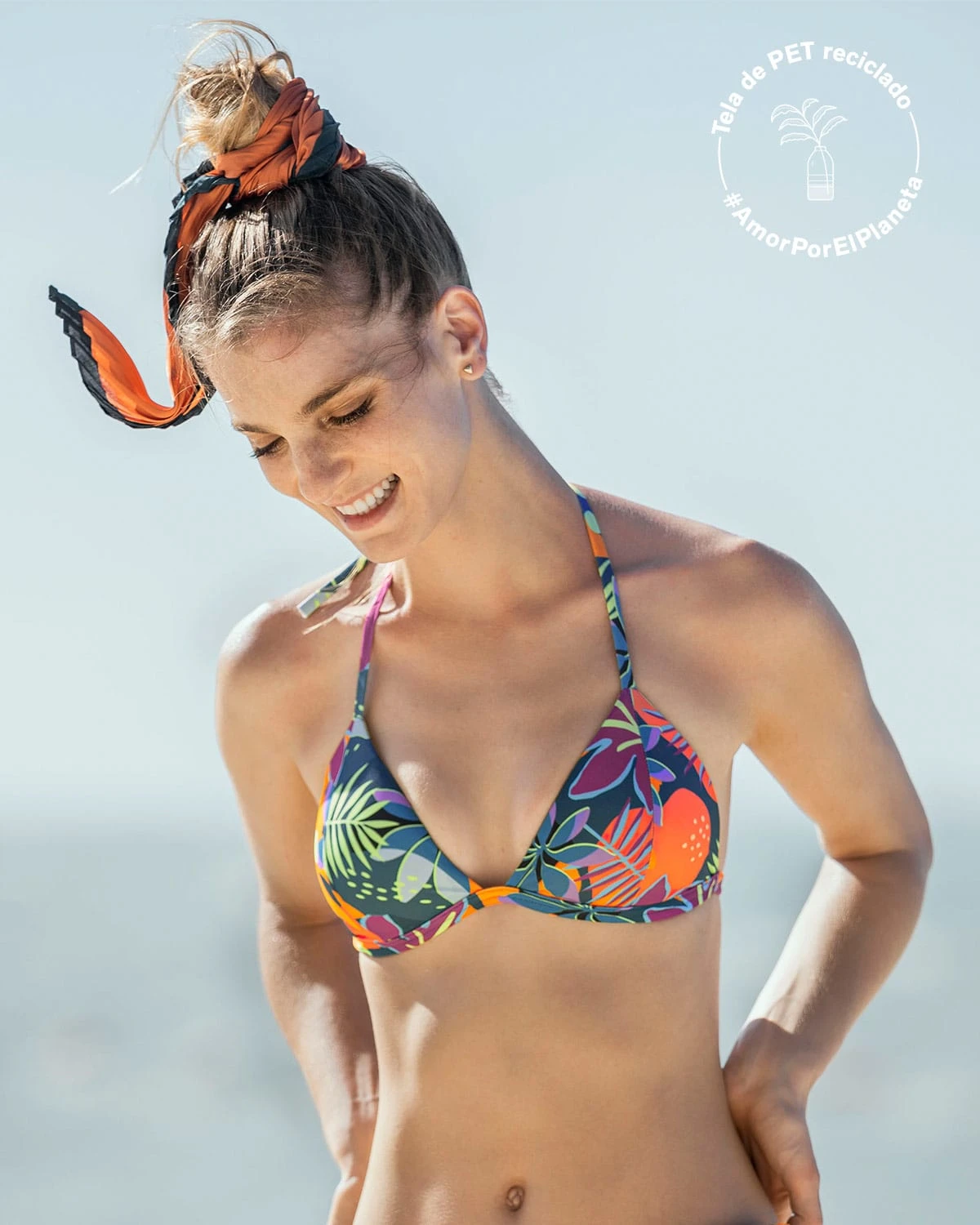 Eco-Friendly Bikini Top For Tanning Made Of Recycled Plastic 6 Eco-Friendly Bikini Top For Tanning Made Of Recycled Plastic - Image 6