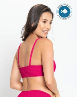 Eco-Friendly Textured Bikini Top Made Of Recycled Nylon -Fitted Clothes Shop 192117N 338 1200X1500 tg 2