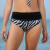 High Coverage Bikini Bottom With Adjustable Waistband