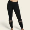High Waist Sports Leggings Double-Layered Waistband & Breathable Legs