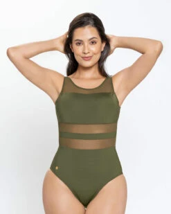 Scoop Back Sheer Stripe Slimming One-Piece Swimsuit -Fitted Clothes Shop 19A054N 610 1200X1500 usa 3