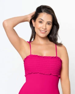 Eco-Friendly Recycled Nylon Swimsuit With Ruching -Fitted Clothes Shop 19A110N 338 1200X1500 tg 4