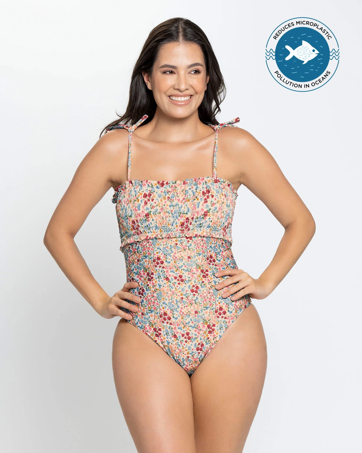 Eco-Friendly One-Piece Swimsuit Made With Recycled Plastic 6 Eco-Friendly One-Piece Swimsuit Made With Recycled Plastic - Image 6