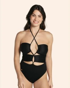 One Piece Slimming Swimsuit With Versatile Straps