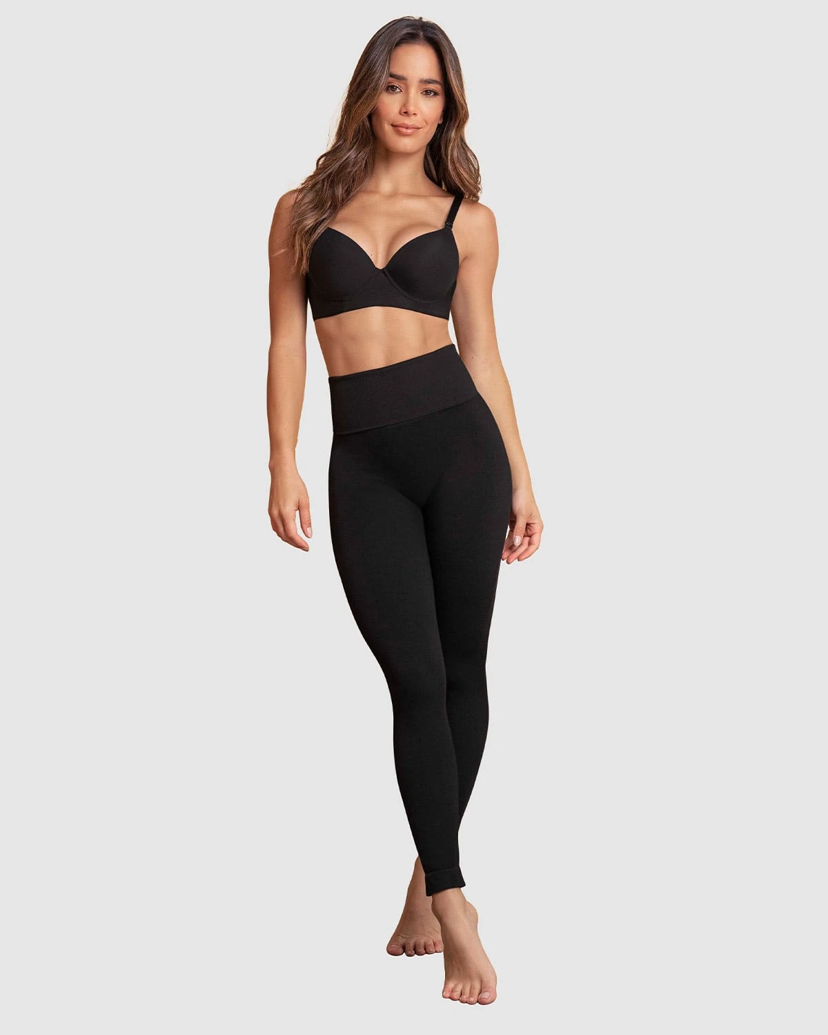 Seamless Shaper Legging With Adjustable Waistband 1 Seamless Shaper Legging With Adjustable Waistband