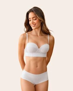 Lace Balconet-Style Push Up Bra With Wide Underbust Band -Fitted Clothes Shop 71330 000 1200x1500 2021 3
