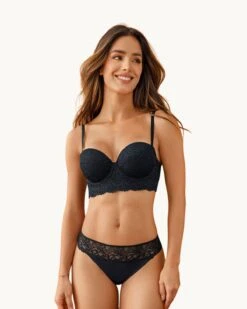 Lace Balconet-Style Push Up Bra With Wide Underbust Band -Fitted Clothes Shop 71330 700 1200x1500 2021 4