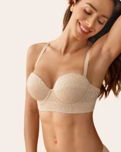 Lace Balconet-Style Push Up Bra With Wide Underbust Band -Fitted Clothes Shop 71330 802 1200x1500 2021 3