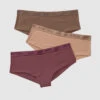 3-pack Logo Waistband Soft Cheeky Panties
